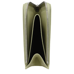 Jil Sander Green Leather Wallet