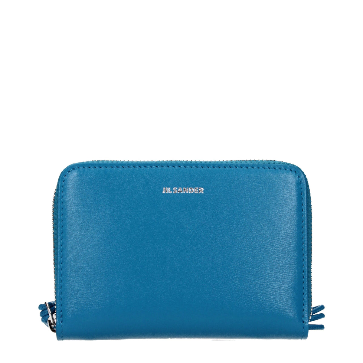 Jil Sander Blue Leather Wallet