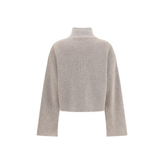 Fabiana Filippi Beige Fleece Wool Coat