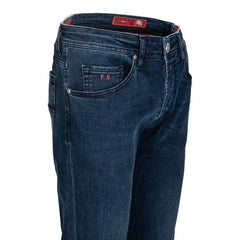 Tramarossa Blue Cotton Jeans Denim