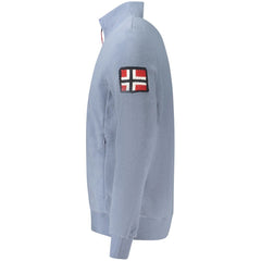 Norway 1963 Blue Polyester Men Sweater