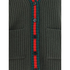 Gucci Green Wool Sleeveles Sweater