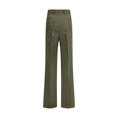 Gucci Green Wool Pants