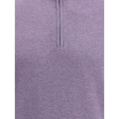 Brunello Cucinelli Purple Cashmere Cashmere Sweater