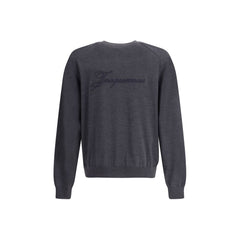 Jacquemus Gray Merino Wool Sweatshirt