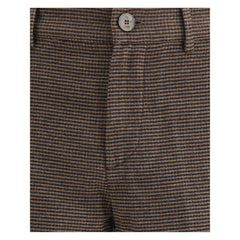 Cruna Brown Cotton Casual Pants