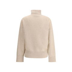 Fabiana Filippi Beige Wool Turtleneck
