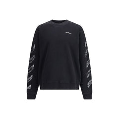 Off-White Black Cotton Sweatshirt