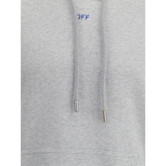 Off-White Gray Cotton Sweatshirt
