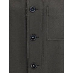 Ami Paris Gray Wool Clothing