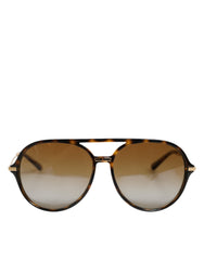 Dolce & Gabbana DG6159 Havana Frame Polarized Gradient Lenses Sunglasses