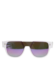 Dolce & Gabbana DG4356F White Acetate Aviator Shades Eyewear Sunglasses