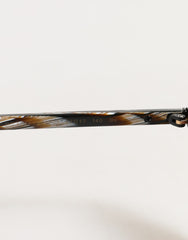 Dolce & Gabbana Brown Full Rim Acetate Pilot Eyewear Sunglasses