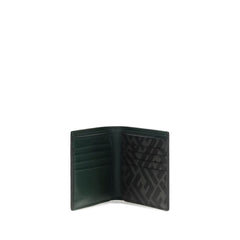 Fendi Black Calf Leather Bos Taurus Wallet