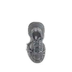 Balenciaga Gray Polyurethane Chunky Sneakers