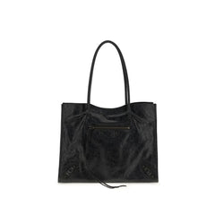 Balenciaga Black Lamb Ovis Aries Aries Shoulder Bag