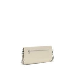 Zadig & Voltaire Cream Calf Leather Bos Taurus Shoulder Bag