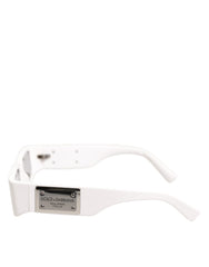 Dolce & Gabbana White Frame Re-Edition Shades Eyewear Sunglasses