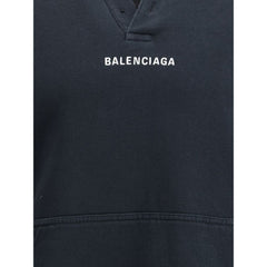 Balenciaga Black Cotton Sweatshirt