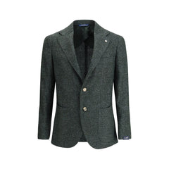 Gi Capri Green Fleece Wool Blazer