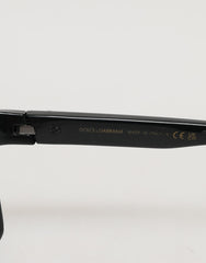 Dolce & Gabbana DG6160 Square Black Polyamide Sport Logo Sunglasses