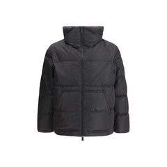 Premiata Black Polyamide Full-Length Jacket