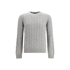 Aragona Cashmere Gray Cashmere Sweatshirt