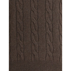 Aragona Cashmere Brown Cashmere Turtleneck