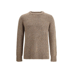 Aragona Cashmere Brown Merino Wool Sweatshirt