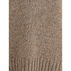 Aragona Cashmere Brown Merino Wool Sweatshirt