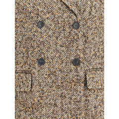 True Royal Brown Polyester Coat