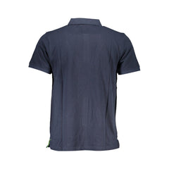 Gianmarco Venturi Blue Cotton Polo Shirt