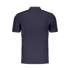Gianmarco Venturi Blue Cotton Polo Shirt