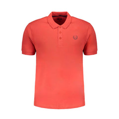 Gianmarco Venturi Red Cotton Polo Shirt