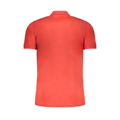 Gianmarco Venturi Red Cotton Polo Shirt