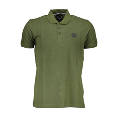 Gianmarco Venturi Green Cotton Polo Shirt