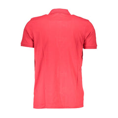 Gianmarco Venturi Red Cotton Polo Shirt