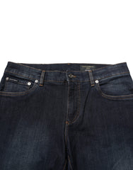 Dolce & Gabbana Dark Blue Cotton Skinny Men Denim Jeans