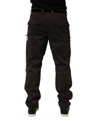 Dolce & Gabbana Brown Re- Edition Cotton Men Cargo Pants