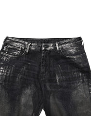 Emporio Armani Black Washed Slim Fit Men Denim Trouser Jeans