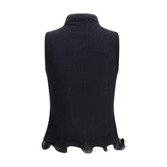 Fendi Black Wool Top