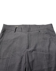Daniele Alessandrini Gray Polyester Formal Dress Trouser Pants
