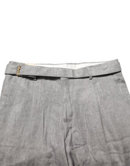 Briglia 1949 Gray Mid Waist Dress Formal Skinny Men Pants