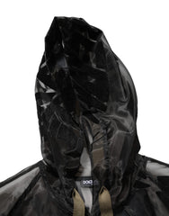 Dolce & Gabbana Black Camouflage Hooded Men Full Zip Sweater