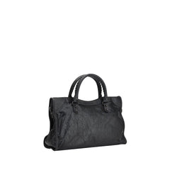 Balenciaga Black Calf Leather Bos Taurus Shoulder Bag