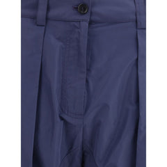 PINKO Blue Polyester Casual Pants