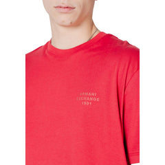Armani Exchange Red Cotton Sportswear