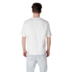 Armani Exchange White Cotton T-Shirt