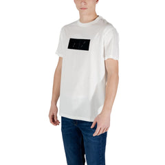 Armani Exchange White Cotton T-Shirt