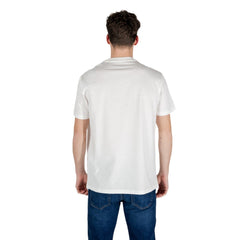 Armani Exchange White Cotton T-Shirt